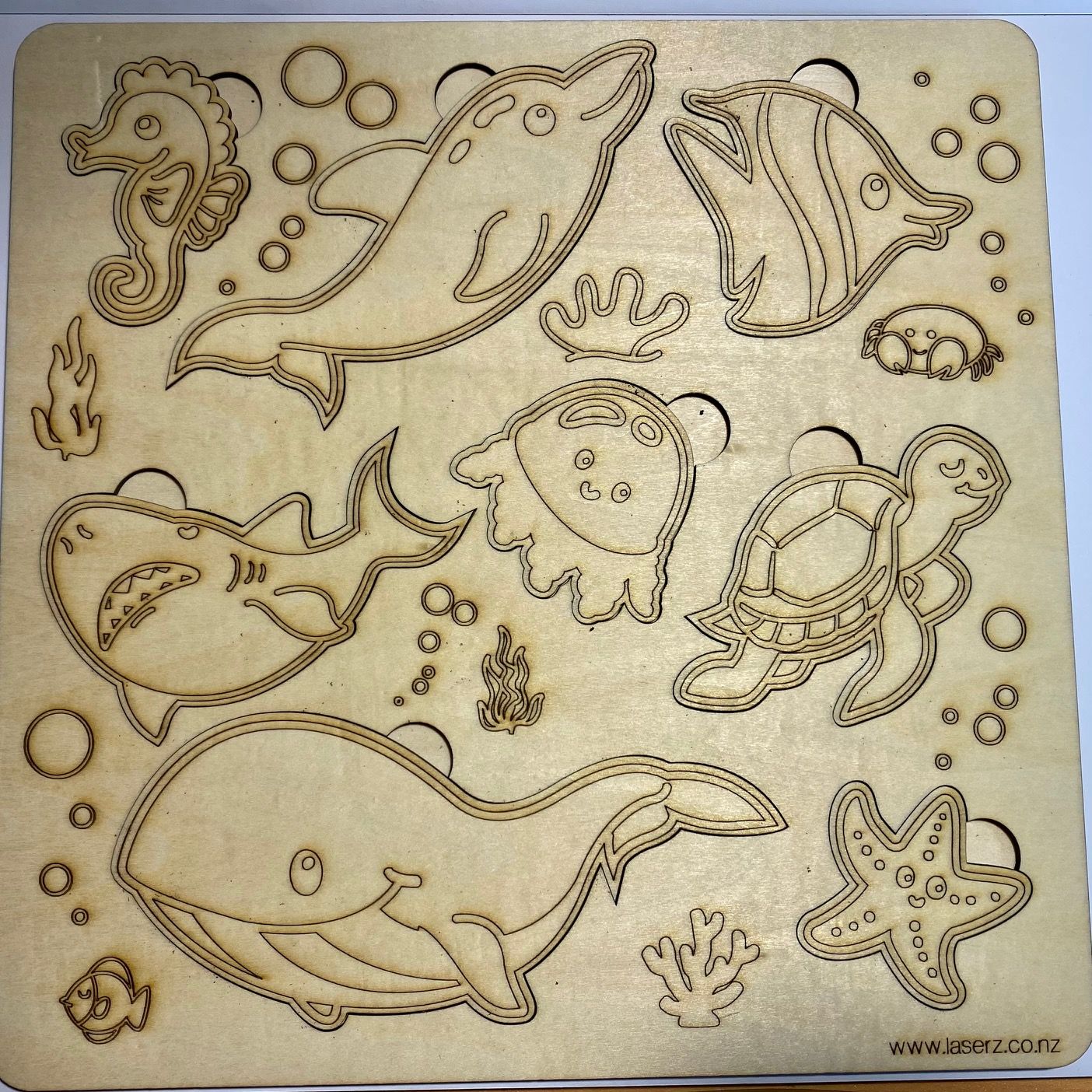 LaserZ laserz Sea Creatures Puzzle   